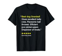 Best Dog Grandad 5 Stars - Funny from the Grand-Dog Value Graphic T-Shirt