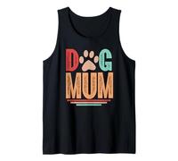Best Dog Mummy In The World Ever Classically Retro Dog Mum Tank Top