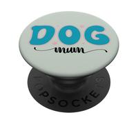 Best Dog Mummy In The World Ever Cute Paw Groovy Dog Mum PopSockets Adhesive PopGrip