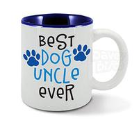 Best Dog Uncle Ever, Dog Carer, Walker, Animal pet Lover, Boys, Man's Blue Colour Inside, Mug Cup
