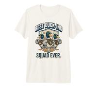 Best Duck-ing Squad Ever Funny Duck Hunting Group Premium T-Shirt