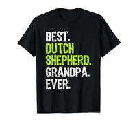 Best Dutch Shepherd Grandpa Ever Dog Lover T-Shirt