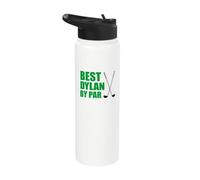 Best Dylan By Par Golfer Name Pun Stainless Steel Insulated Water Bottle