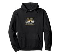 Best Early Bird Retro Funny Cute Pullover Hoodie
