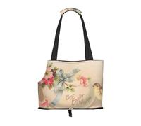 Best Easter wishes Patterned pet shoulder bag 26 * 34cm lightweight breathable travel pet bag weekend pet travel set