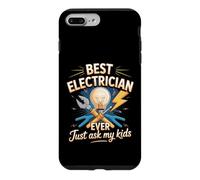 Best Electrician Ever Just Ask My Kids Electrical Dad Case for iPhone 7 Plus/8 Plus