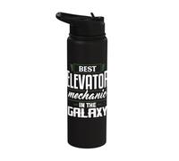 Best Elevator Mechanic in The Galaxy Technician Apparel Stainless Steel Insulated Water Bottle