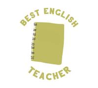 Best English Teacher Sweatshirt - White - M - White