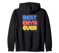 Best Enya Ever - Funny Enya Name - Enya Zip Hoodie