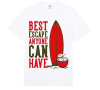 Best Escape Anyone Can Have | Surfing Surfer Surf Comfort Colors Adult Heavyweight T-Shirt