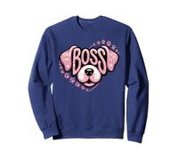 Best Ever BOSS Puppy Lover Owner Dog Mom Pawsome Canine Sweatshirt