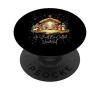 Best Ever Christmas Cool Jesus Nativity Scene Christian PopSockets Adhesive PopGrip