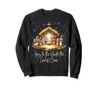 Best Ever Christmas Cool Jesus Nativity Scene Christian Sweatshirt