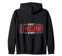 Best Ex-Husband Ever Separate Sarcastic Divorced Divorce Zip Hoodie