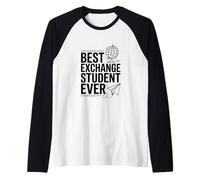 Best Exchange Student Ever Funny for Study Abroad Raglan Baseball Tee