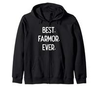 Best Farmor Ever Grandparents Zip Hoodie