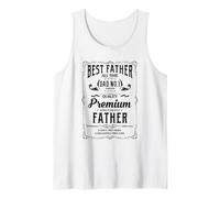 Best Father World's Greatest Dad No.1 Father's Day Tank Top