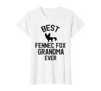 Best Fennec Fox Grandma Ever Value Graphic T-Shirt, Women, White, XL