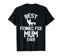 Best Fennec Fox Mum Cute Animal Value Graphic T-Shirt, Men, Black, L