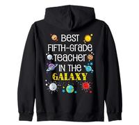 Best Fifth Grade Teacher In The Galaxy Back To School Gear Zip Hoodie