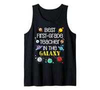 Best First Grade Teacher In The Galaxy Back To School Gear Tank Top