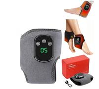Best Foot Massager for Neuropathy & Foot Pain Relief-Massagers with Adjustable Heat 3-in-1 Portable Cordless Feet Massager and Compression Therapy Cordless Feet Massager for Home (One Grey)