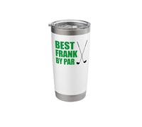 Best Frank by Par Golfer Name Pun Stainless Steel Insulated Tumbler