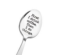 Best Friend Birthday Christmas Gifts for Boyfriend Girlfriend Coffee Spoon Gift for Dad Mum Funny Gag Gifts for Husband Wife Christmas Presents for Nan Papa Tea Coffee Lovers Gifts for Daughter Son