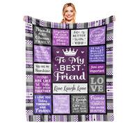 Best Friend Birthday Gifts, Gifts for Best Friends Women, Friendship Gifts for Women, Bestie Gifts, Gifts for Friends Female, Soul Sister Gifts, My Friend Blanket 150x130CM