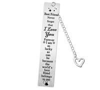 Best Friend Bookmarks Friendship Bookmark Gifts Friend Birthday Christmas Graduation Gifts Book Club Present for Best Friend Friend Bookmark Keepsakes