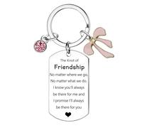 Best Friend Keyring Long Distance Friendship Gifts for Women Friendship Keyring Friends Birthday Gifts for Bff Bestie Sister Special Friend Leaving Gifts Graduation Goodbye Farewell Gifts