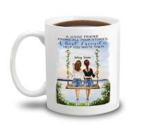 Best Friend Knows All Your Stories Drinking Cup Unique Tea Cup Durable Travel Mug Novelty Gift Foe Office Valentine's Day Christmas 330Ml