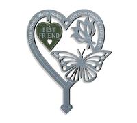 Best Friend Memorial Plaque Garden Stake Metal Grave Remembrance Decor
