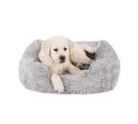Best Friends by Sheri Soothe & Snooze Lounge Lux Memory Foam Rectangular Dog Bed, Washable, Grey, Small 20" x 15"