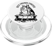 Best Friends Forever Skeleton Dog Bond PopSockets PopGrip for MagSafe