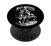 Best Friends Forever Skeleton Dog PopSockets Adhesive PopGrip