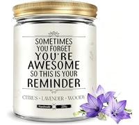 Best Friends Gifts for Women, Wild Bluebell Scented Candles for Best Friends Aromatherapy Candles 200g, Friendship Candle for Women/Friends Female Coworker, Funny Bestie Gifts for BFF