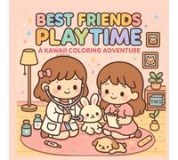 Best Friends Kawaii Coloring Fun: 40 Cute Coloring Pages Plus 40 Blank Pages for Doodling and Creativity - Fun Activity Book for Kids