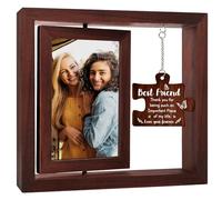 Best Friends Photo Frame, Friendship BFF Gifts for Women, Friends Picture Frame 4x6, Besties Female, Long Distance Gifts Going Away Birthday Gifts for Friends Women - Best Friends Forever
