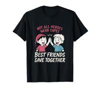 Best Friends Save Together Kids High-Five Design T-Shirt