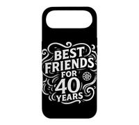 Best Friends Sayings Motif for 40 Years Friendship Case for iPhone Air