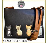 BEST FRIENDS SITTING CATS BAG - BLACK