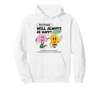 Best Friends Will Always Be Happy Together (Funny Graphic) Pullover Hoodie