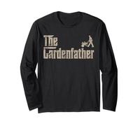 Best Gardening Father Retro The Gardenfather Men & Dad Funny Long Sleeve T-Shirt