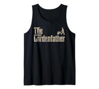 Best Gardening Father Retro The Gardenfather Men & Dad Funny Tank Top