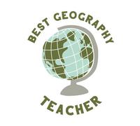 Best Geography Teacher Women's T-Shirt - White - M - White