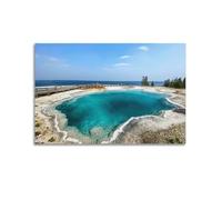 Best Geyser Basins In Yellowstone National Park Poster Decorative Painting Canvas Wall Posters And Art Picture Print Modern Family Bedroom Decor Posters 24x36inch(60x90cm)