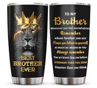 Best Gifts for Brother, Fathers Day/Christmas/Birthday Gift for Brothers Adult Tumblers 20oz, Big Brother Gifts from Sister Coffee Mug, Funny Gift for Older/Little Brothers Cup