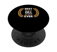 Best Gill Ever with Five Stars Name Gill PopSockets Swappable PopGrip