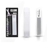 Best Glass Nail File and Buffer 2-in-1 Set with Case for Natural Healthy Fingernails Nail Care Alternative to Nail Polish By Majestik+